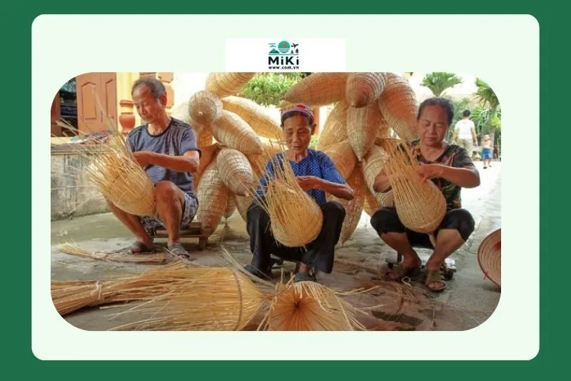 Tìm hiểu về làng nghề đan mây tre Lan Đình Quảng Trị