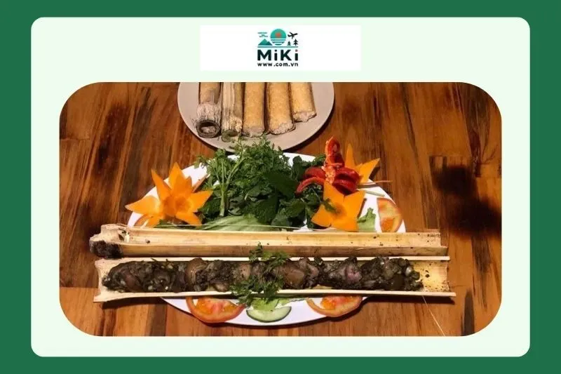 Các món ăn khác từ ống tre và thịt lợn